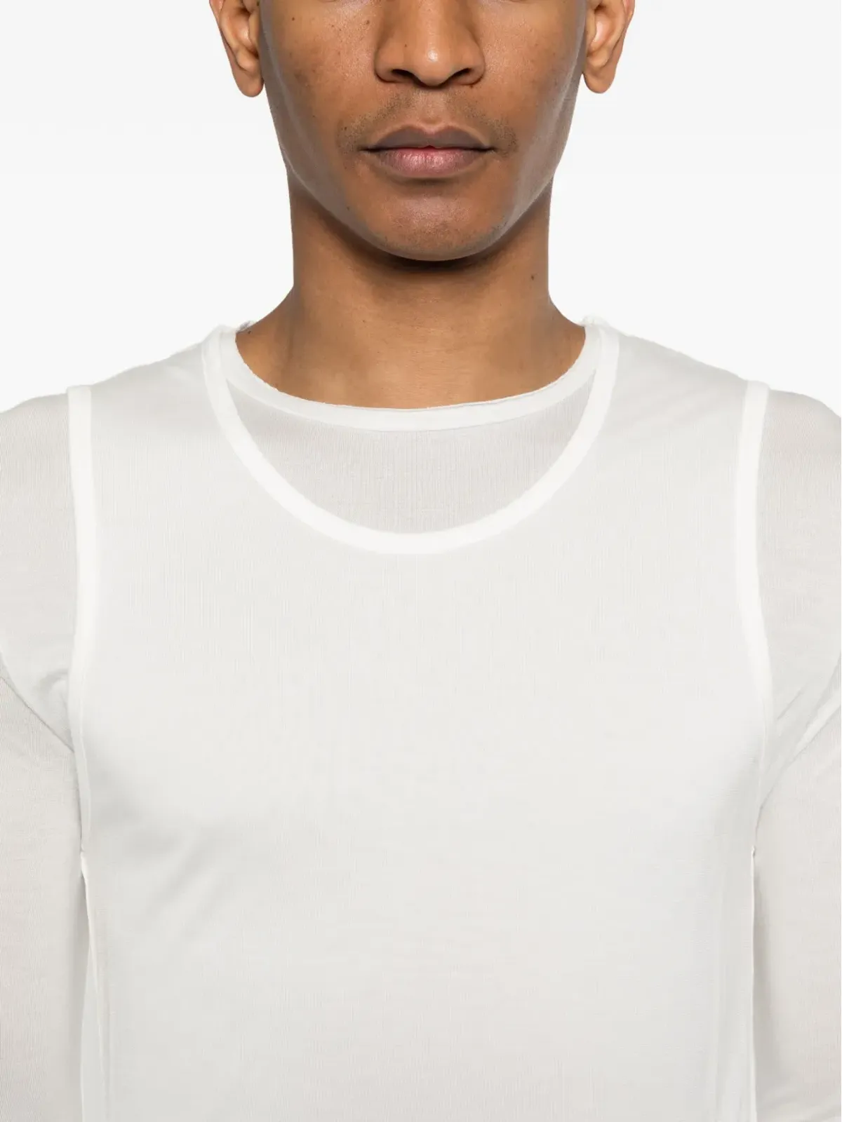 Carrer Doria ダブルレイヤーTシャツ - 画像5