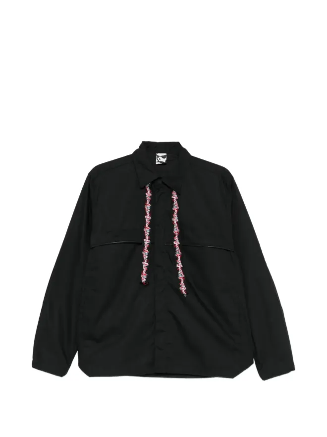 GR10K GR10K リップストップオーバーシャツ ブラックの商品画像