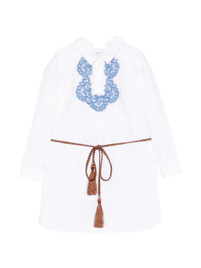 Ermanno Scervino Junior Ermanno Scervino Junior レース刺繍ドレスの商品画像