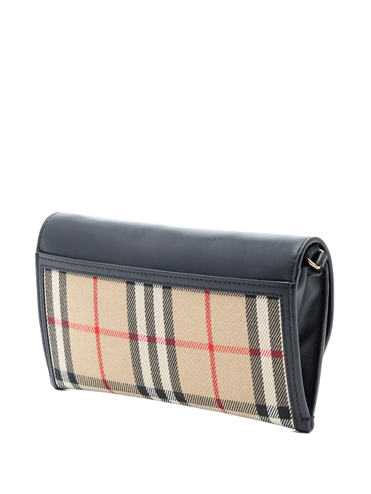Burberry Pre-Owned ハウスチェック キャンバスとレザー フォンポケット クロスボディバッグ - ブラウン - 画像3