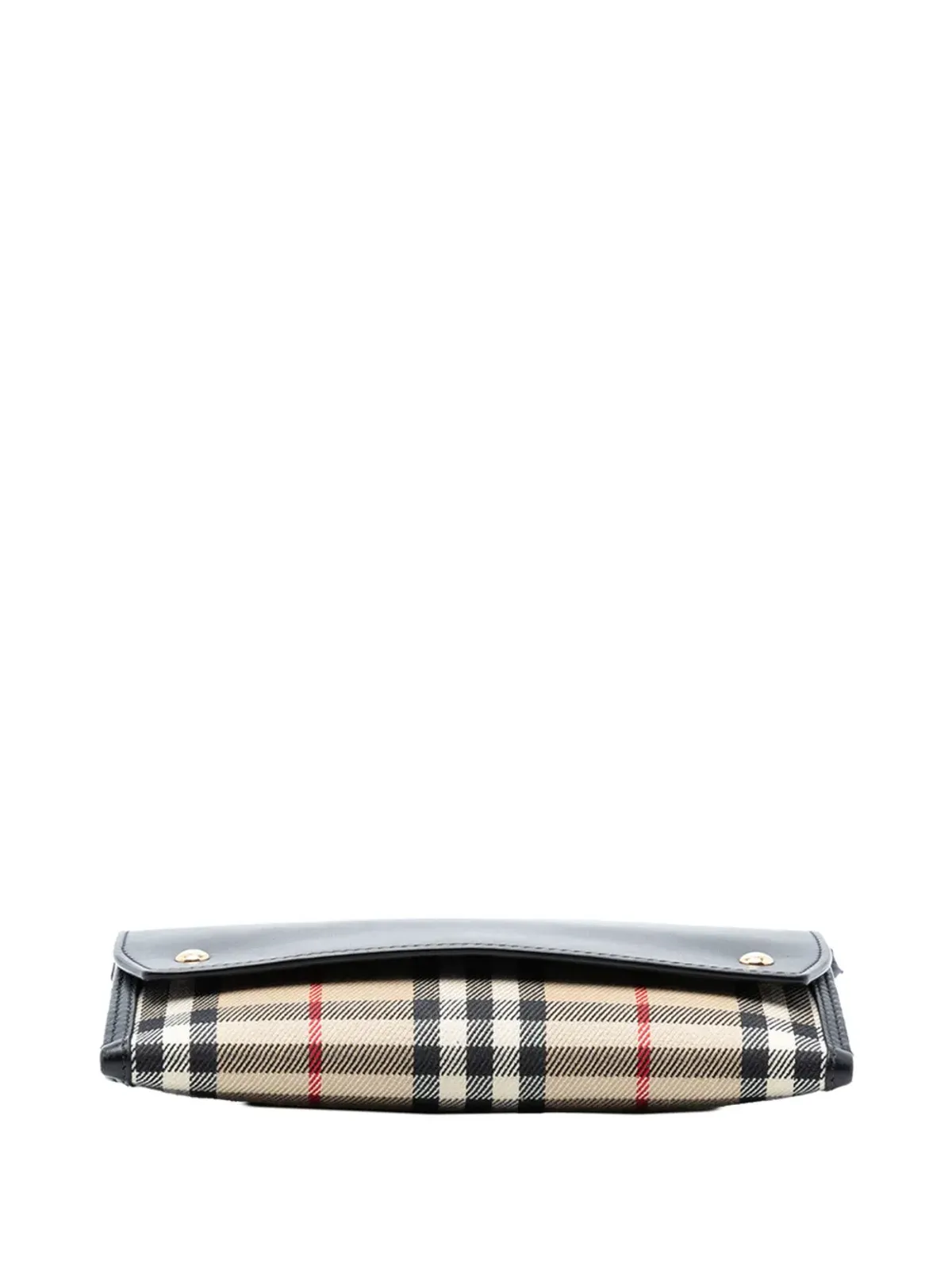 Burberry Pre-Owned ハウスチェック キャンバスとレザー フォンポケット クロスボディバッグ - ブラウン - 画像4