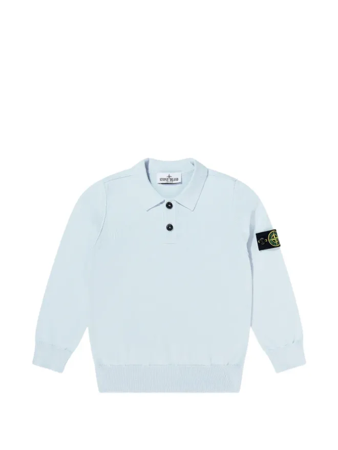 Stone Island Junior Stone Island Junior ボタン付きポロシャツの商品画像