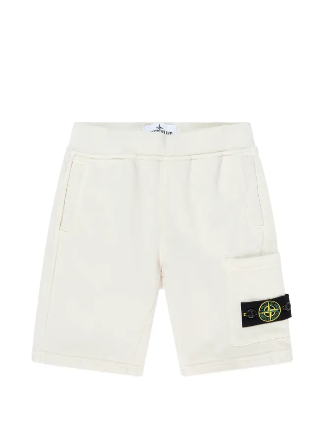 Stone Island Junior Stone Island Junior ロゴディテールショーツの商品画像