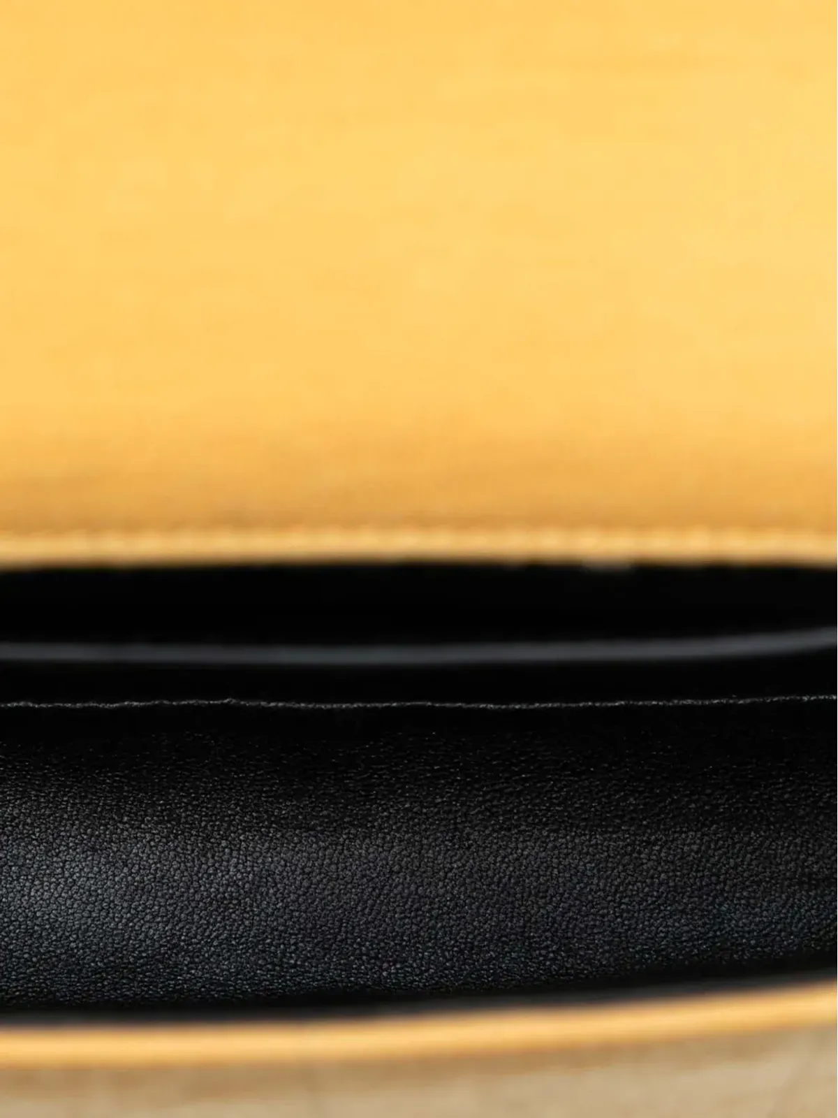 Saint Laurent Pre-Owned ミニ ジャージー ウール パッチワーク ジェイミー クロスボディバッグ - イエロー - 画像5