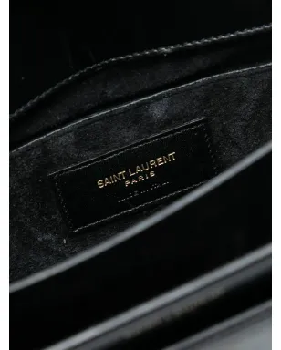 Saint Laurent Pre-Owned 2016 レザー ハイスクール・サッチェル - ブラック - サムネイル5
