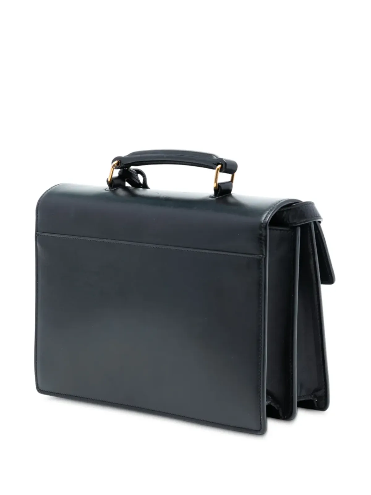 Saint Laurent Pre-Owned 2016 レザー ハイスクール・サッチェル - ブラック - 画像3