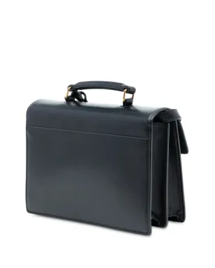 Saint Laurent Pre-Owned 2016 レザー ハイスクール・サッチェル - ブラック - サムネイル3