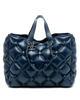 CHANEL Pre-Owned キルテッド レザー チェスターフィールド ショッピング トート サッチェル - サムネイル1
