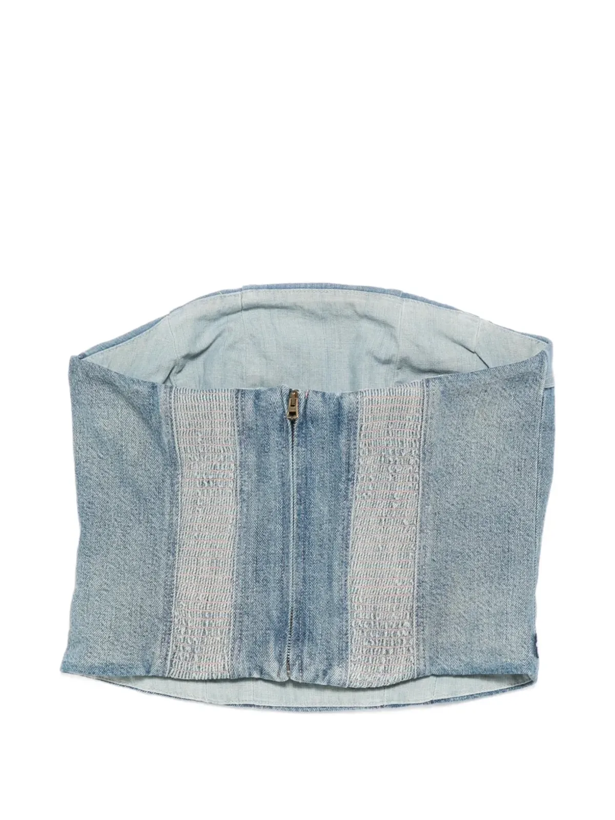 Levi's ジップファスナー付きデニムトップ - 画像2