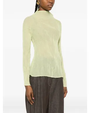 Issey Miyake フリル付き長袖Tシャツ - サムネイル3