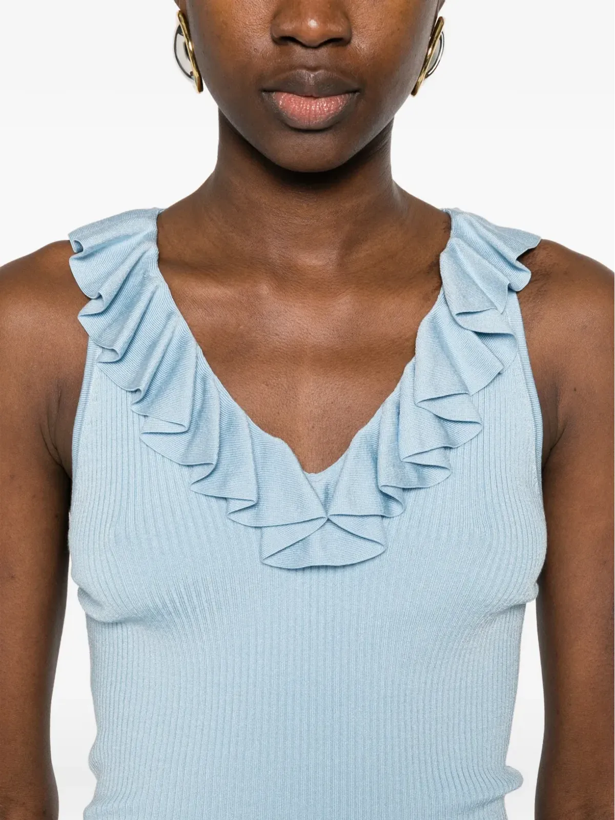 alice + olivia フリル付きタンクトップ - 画像5