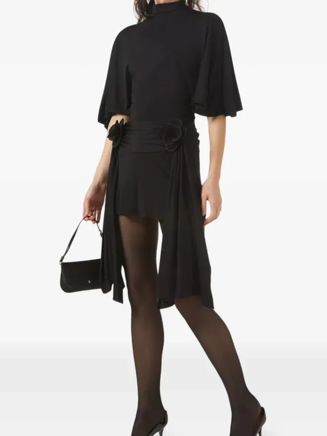 David Koma David Koma 3Dレースフラワー ジャージー ミニドレスの商品画像