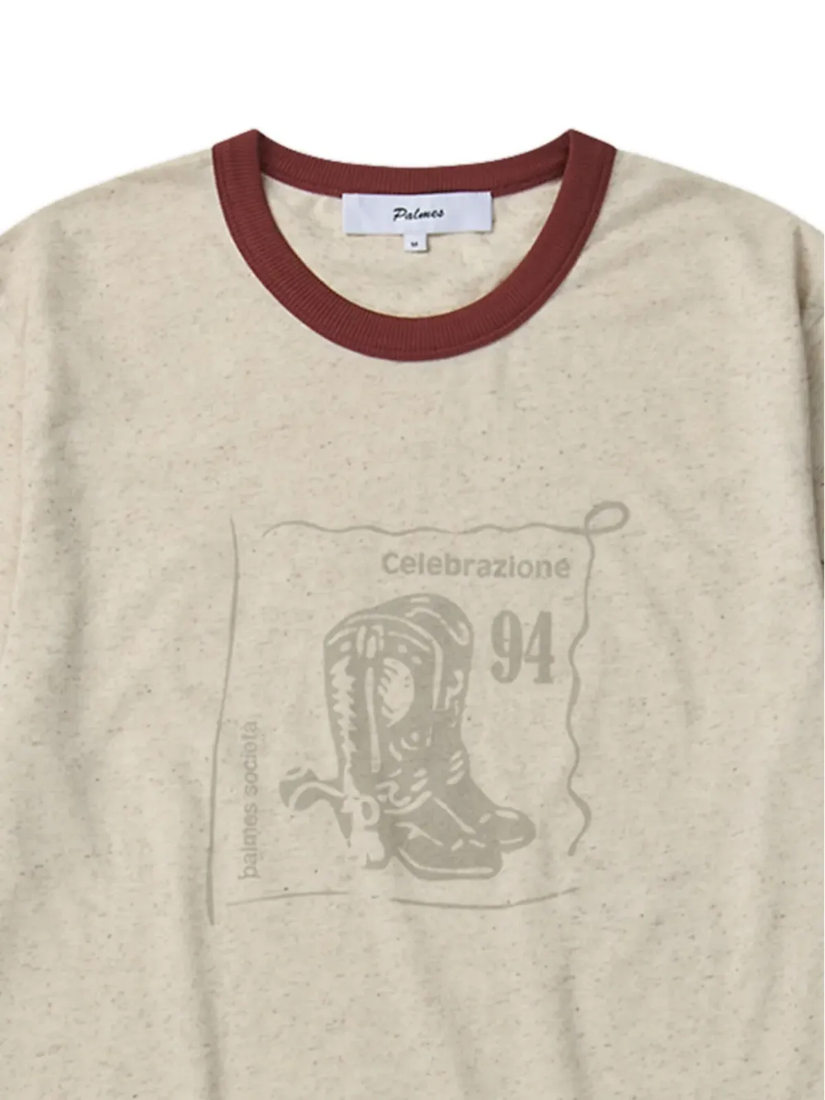 Palmes Celebrazione Ringer T-shirt - 画像2