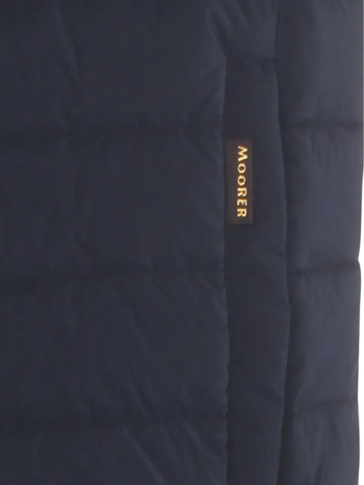 Moorer キルテッド ジップ ジレ - 画像5