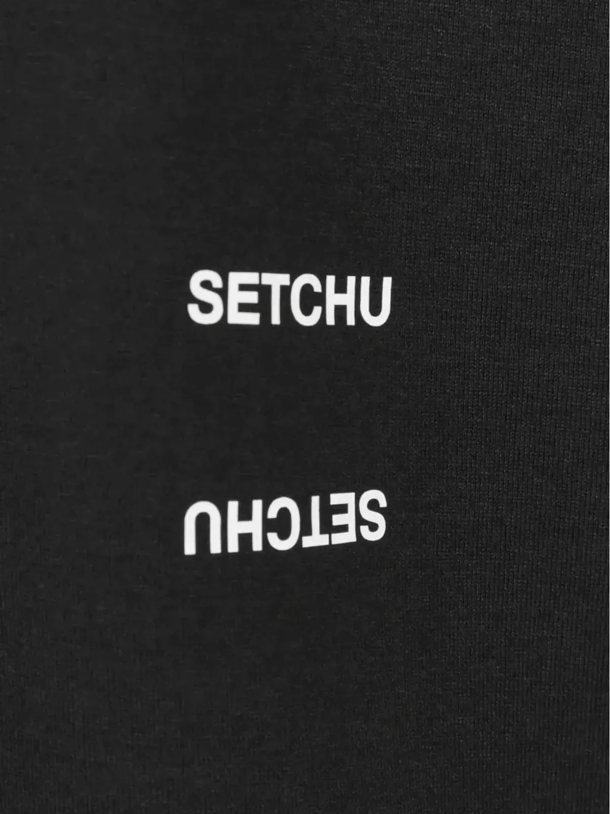 Setchu ラウンドネック長袖トップス - 画像3