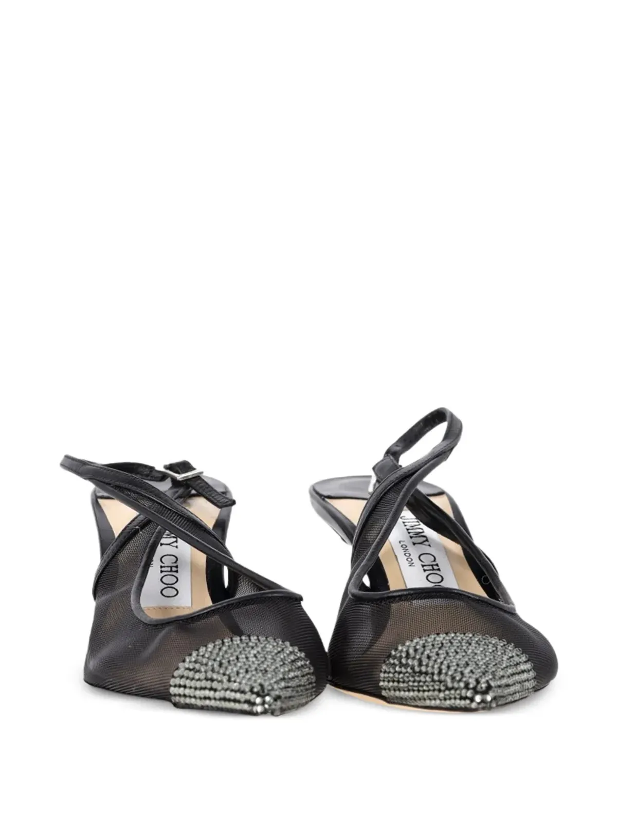 Jimmy Choo アニカ ビンテージ エンベリッシュド スリングバック パンプス - 画像5