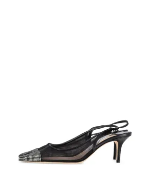 Jimmy Choo アニカ ビンテージ エンベリッシュド スリングバック パンプス - サムネイル2