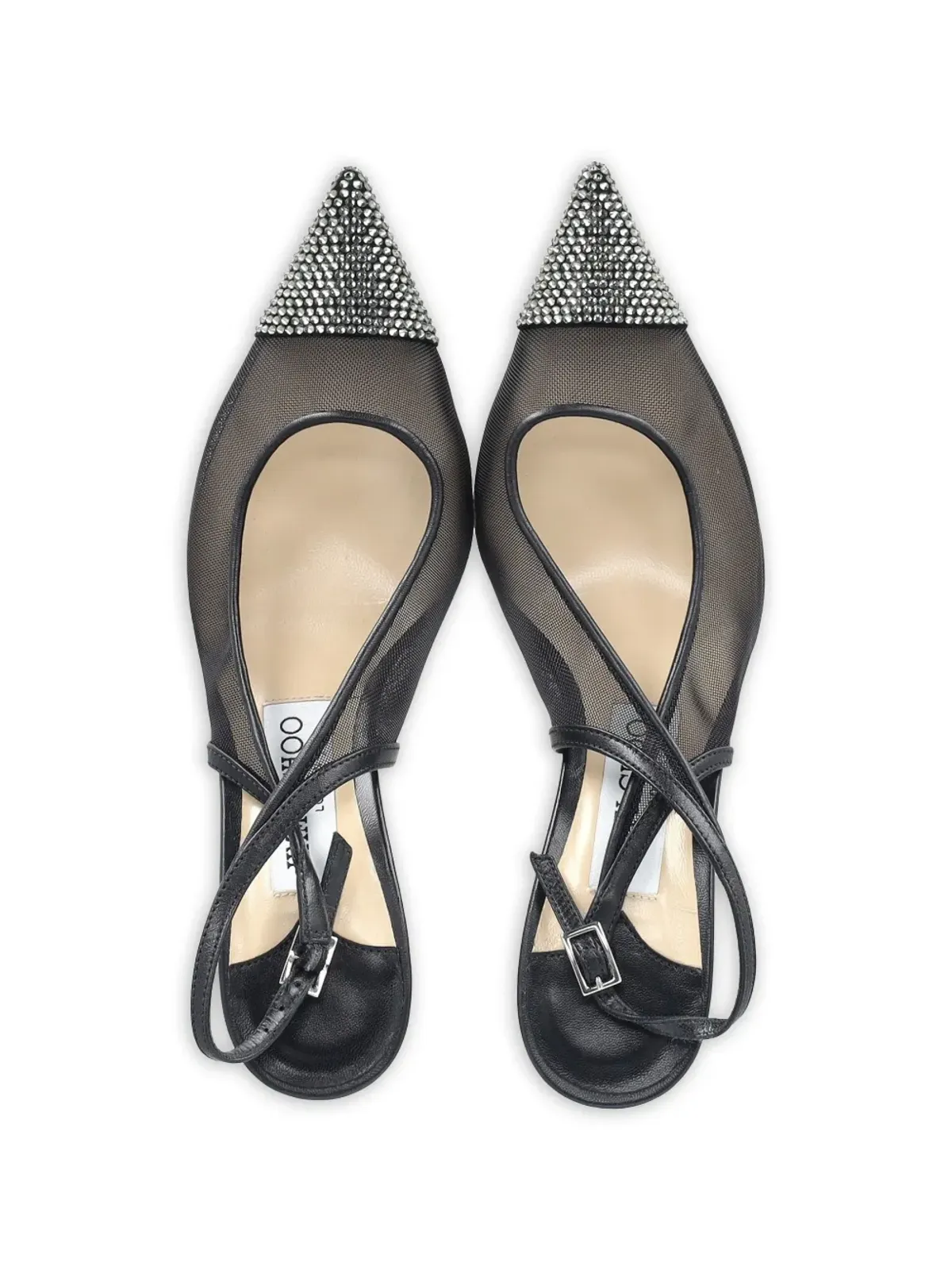 Jimmy Choo アニカ ビンテージ エンベリッシュド スリングバック パンプス - 画像3