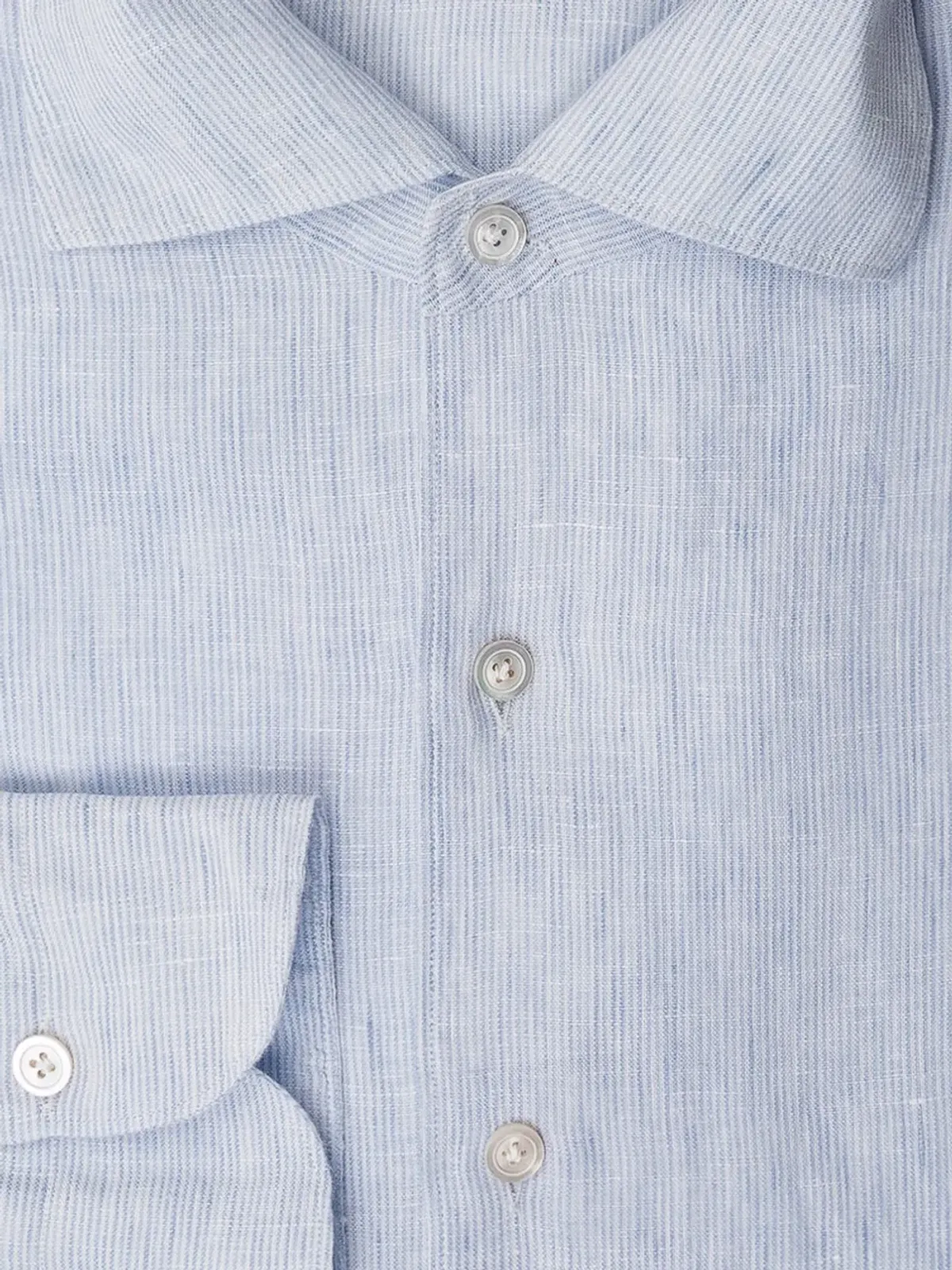 Finamore 1925 Napoli Tokyo striped shirt - Blue - 画像2