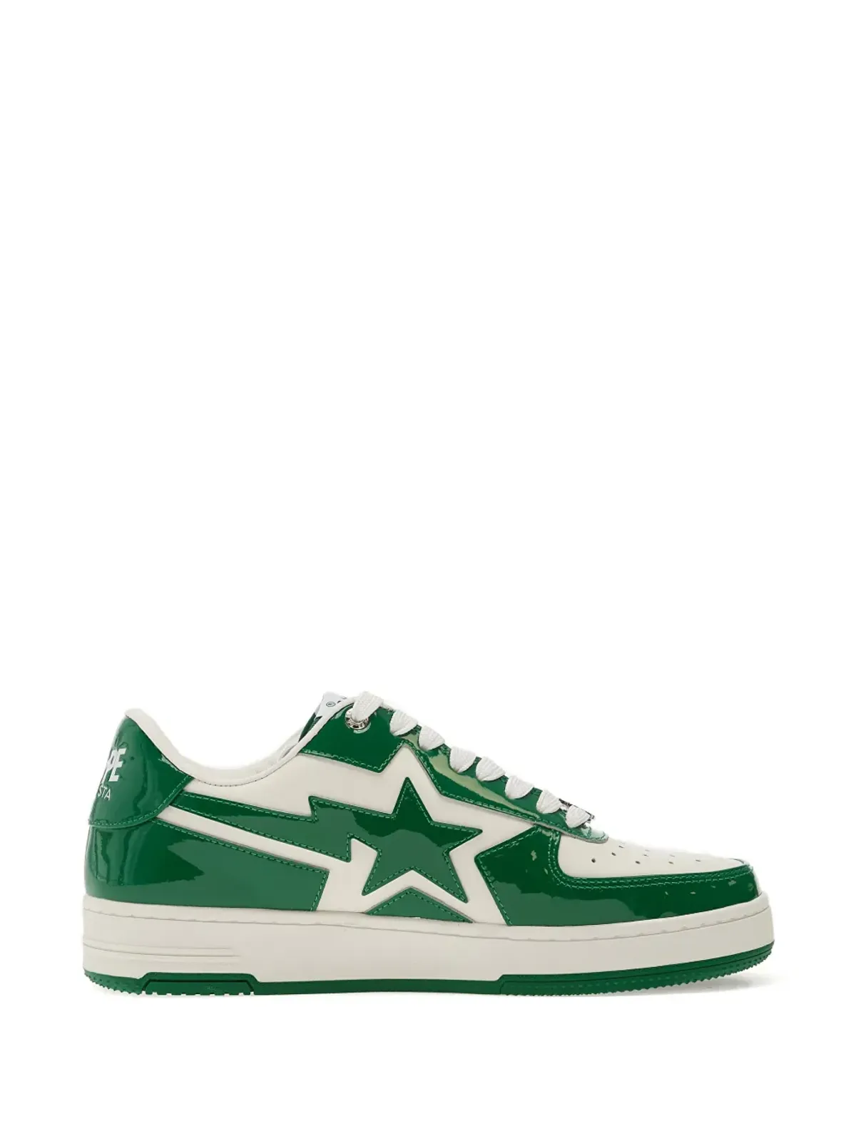 A BATHING APE® Bape Sta #1 星モチーフ レースアップスニーカー - 画像1