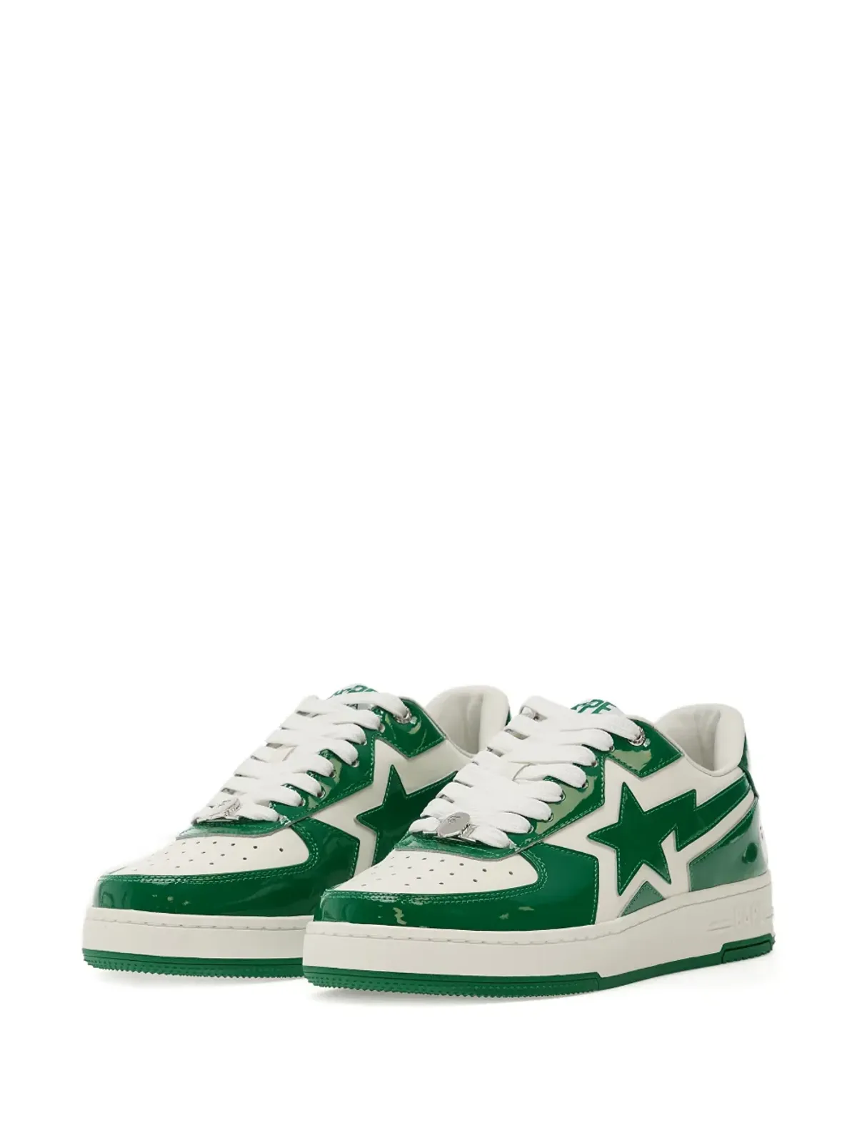 A BATHING APE® Bape Sta #1 星モチーフ レースアップスニーカー - 画像2