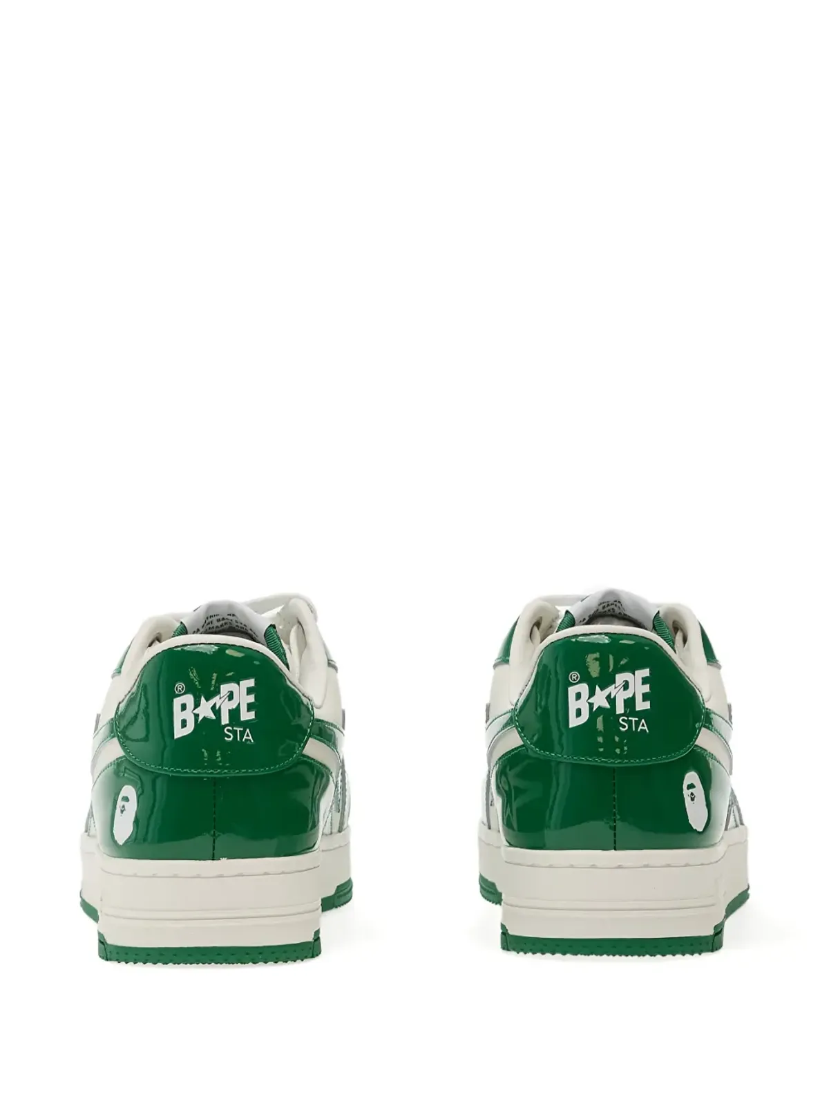 A BATHING APE® Bape Sta #1 星モチーフ レースアップスニーカー - 画像3