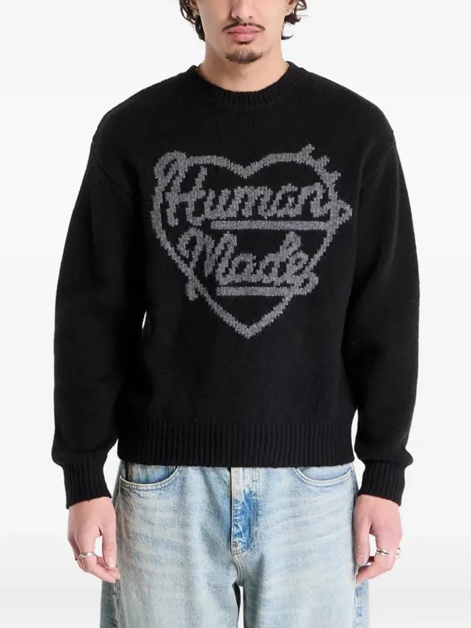 Human Made Human Made ハート柄ニットセーターの商品画像