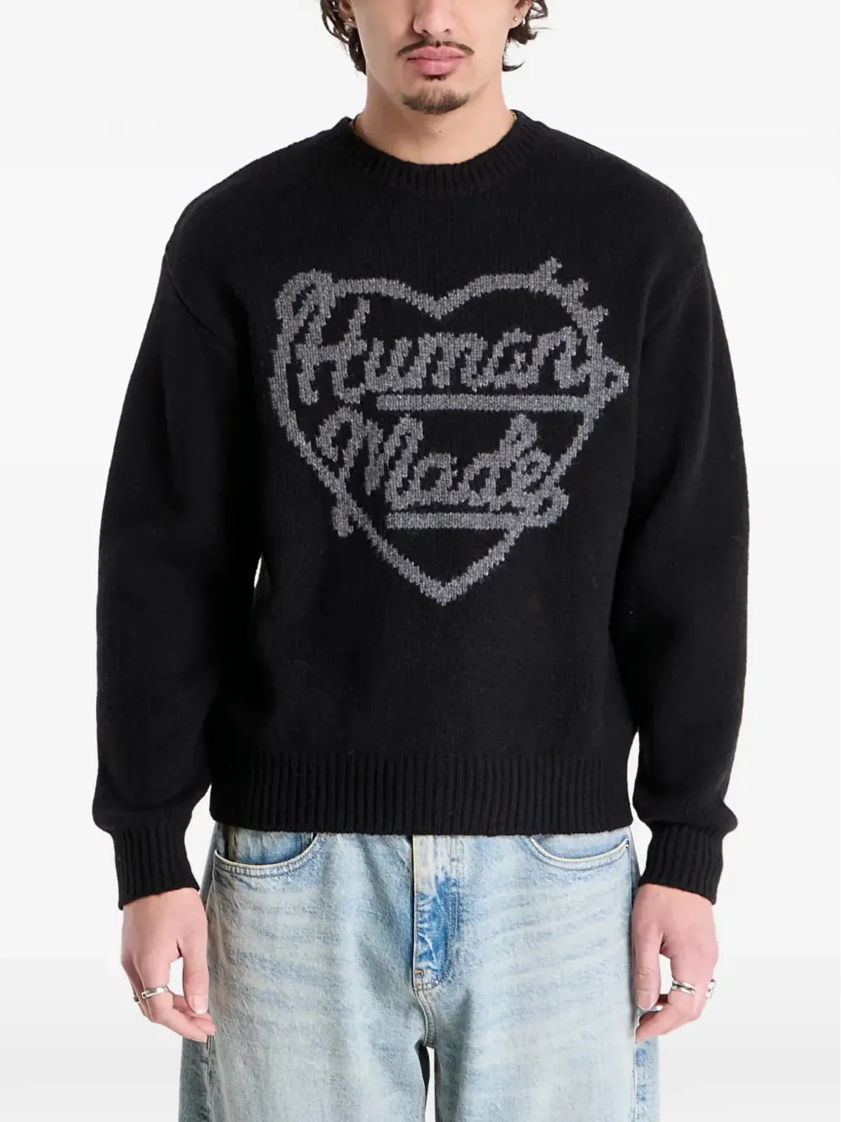 Human Made ハート柄ニットセーター - 画像3