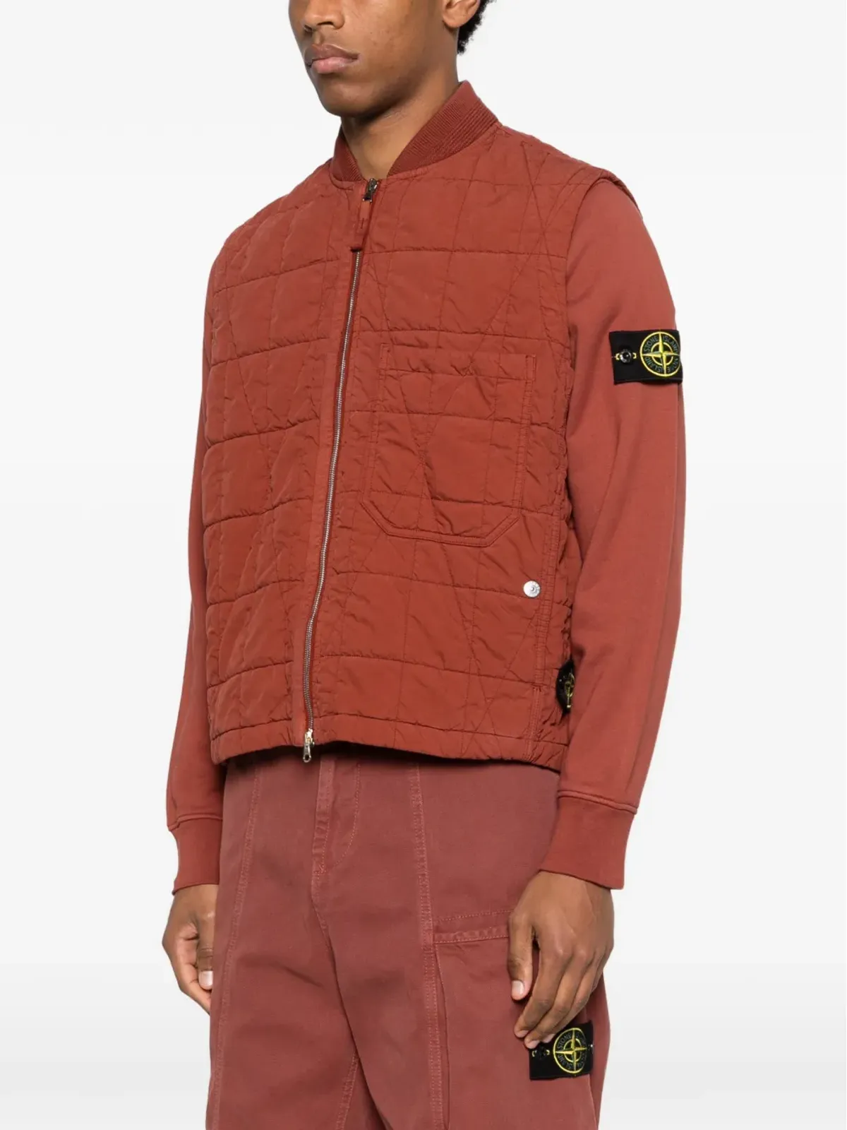 Stone Island ロゴパッチジレ - 画像3