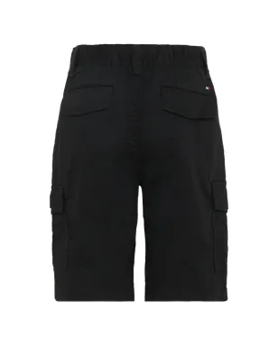 Tommy Hilfiger Junior ボーイズ ボタン留めカーゴショーツ - ブラック - サムネイル2