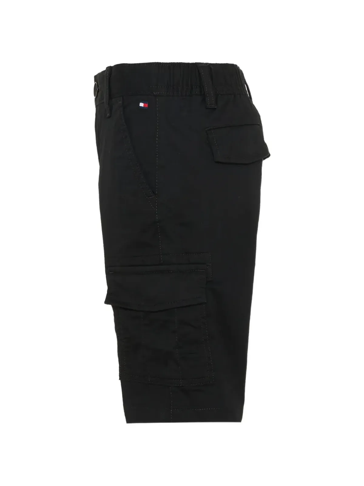 Tommy Hilfiger Junior ボーイズ ボタン留めカーゴショーツ - ブラック - 画像3