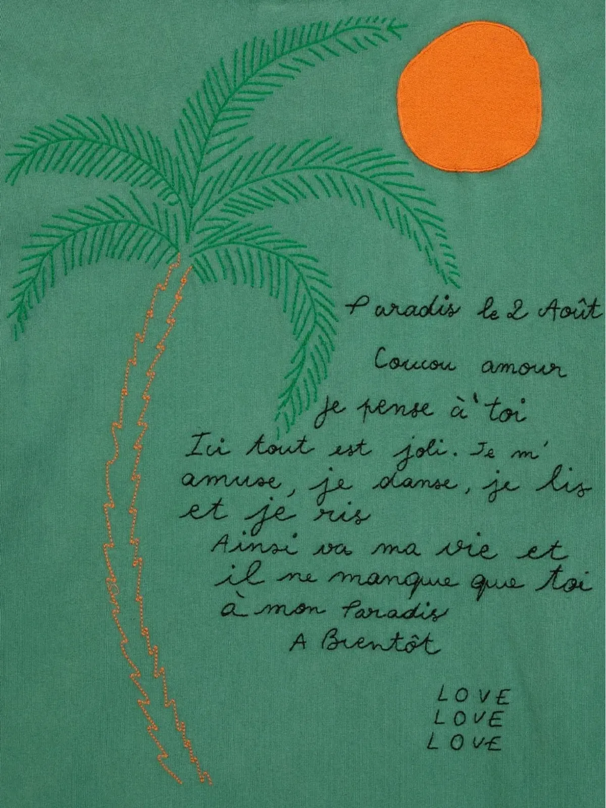 Maison Labiche Patureau Palm Paradise Tシャツ - 画像3