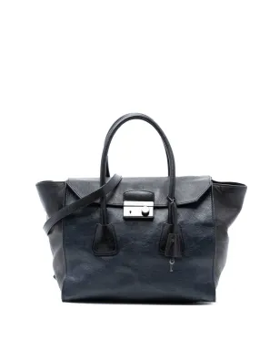 Prada Pre-Owned サッチェル - ブルー - サムネイル1