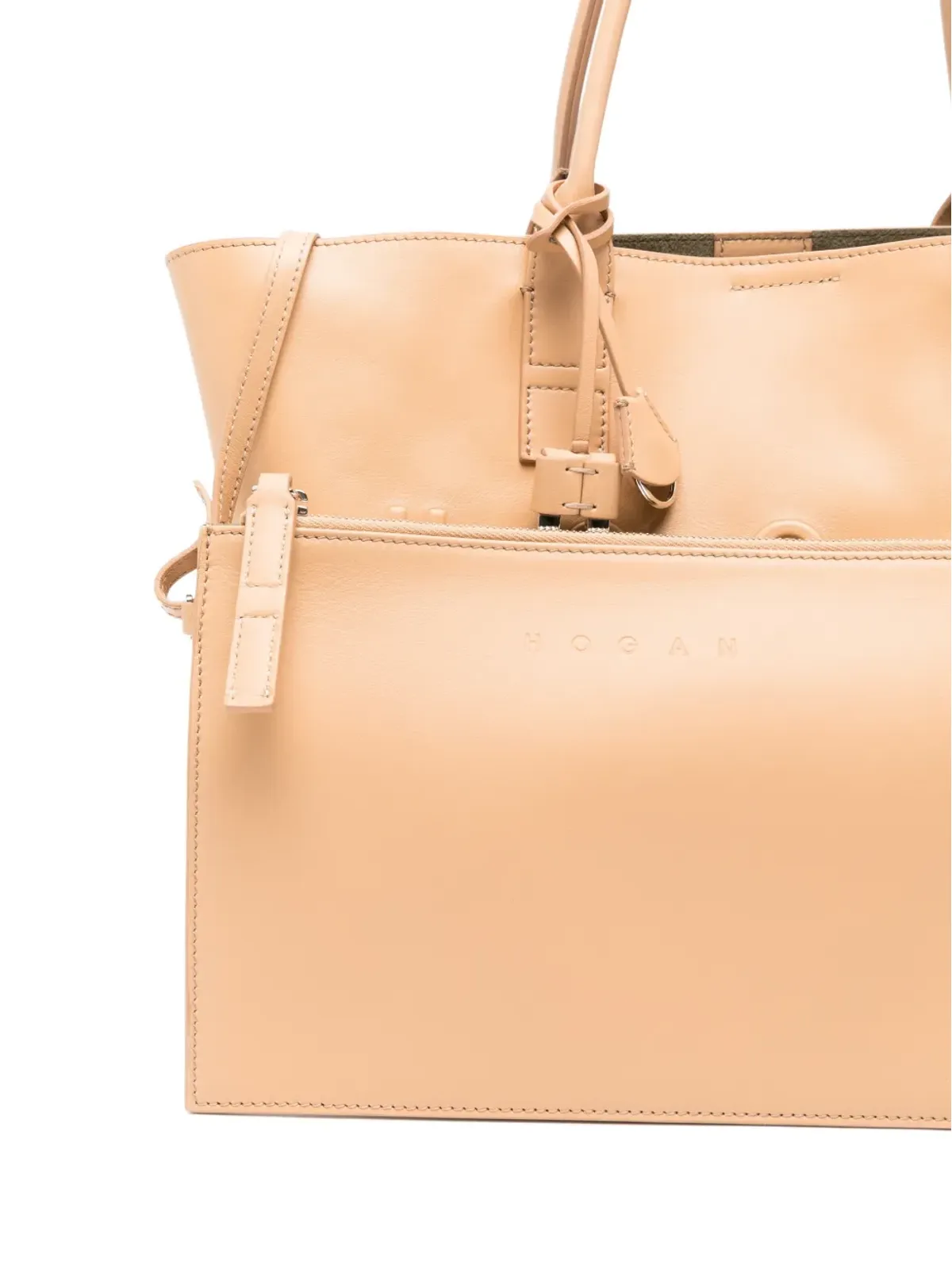 Hogan アドレス デボスドレザー トートバッグ - 画像4