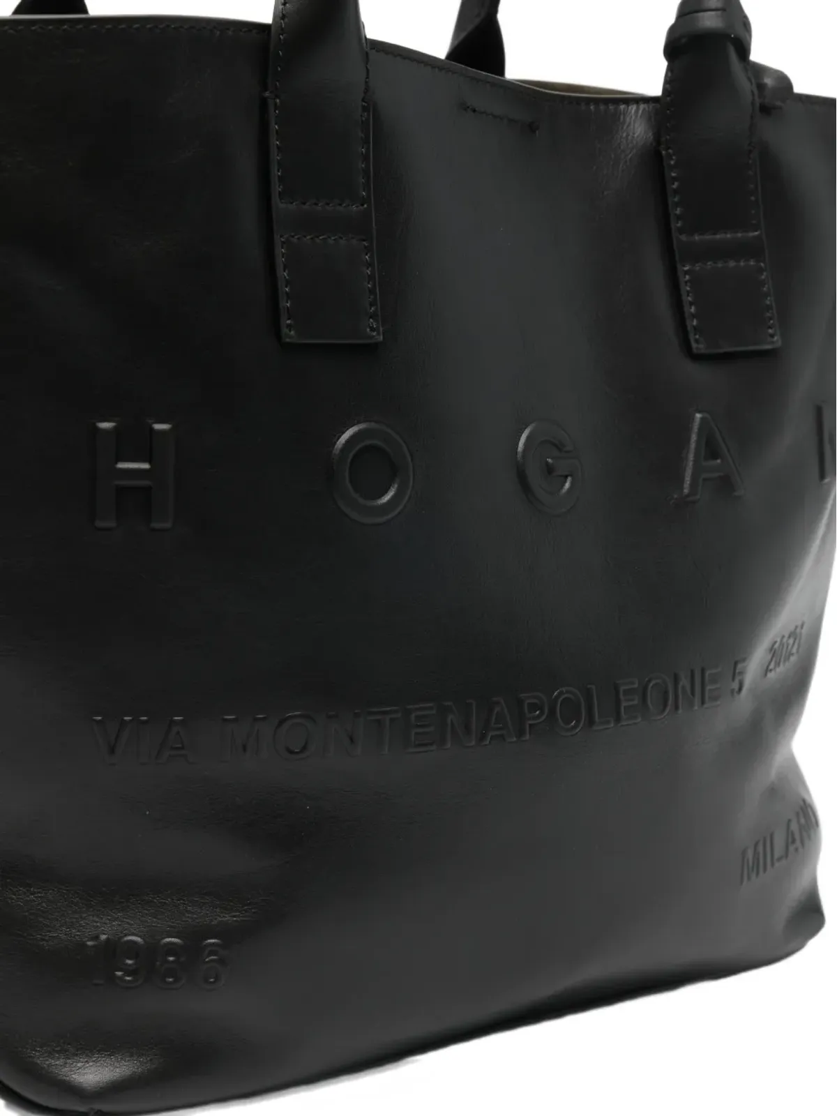 Hogan アドレス エンボス トートバッグ - 画像4