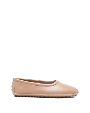 Tod's スタッドディテール バレエフラット - サムネイル1
