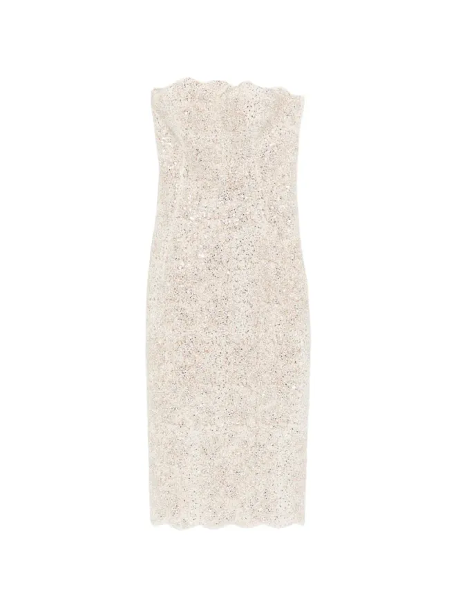 Ermanno Scervino Ermanno Scervino ストラップレス ミディドレスの商品画像