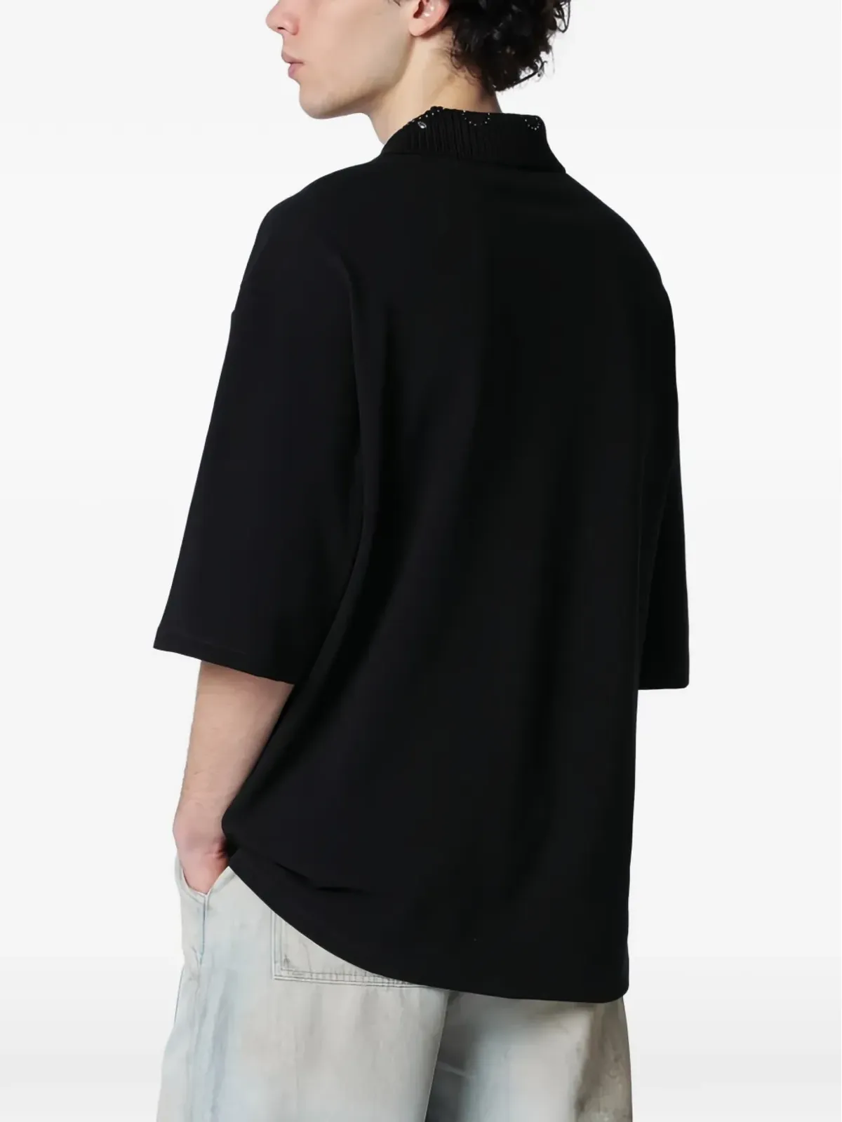 AMIRI スタッドカラー ポロシャツ - 画像3