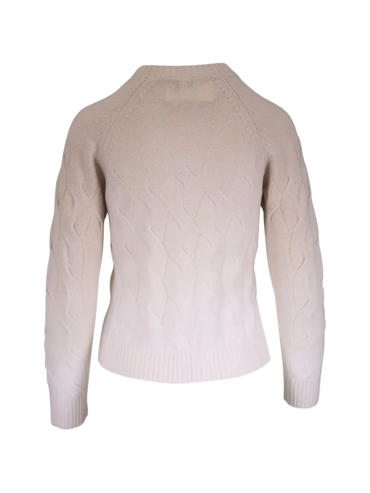 Kinross Cashmere カシミヤ混 ケーブルニット グラデーション セーター - 画像2