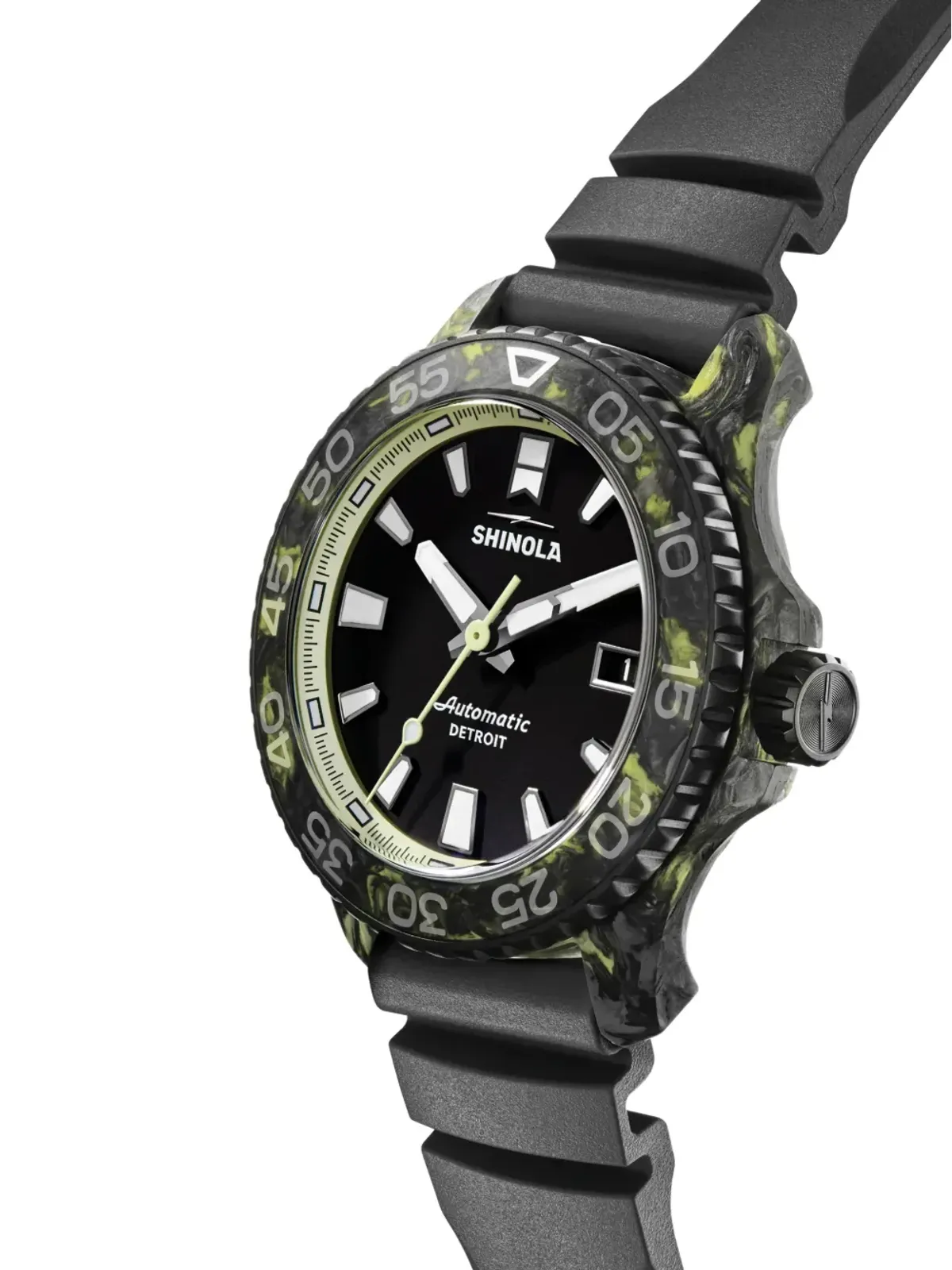 Shinola フォージドカーボン 自動巻き 腕時計 - ブラック - 画像2