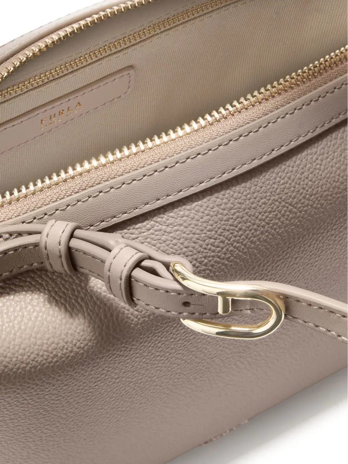 Furla ダブルボストン レザートートバッグ - 画像3