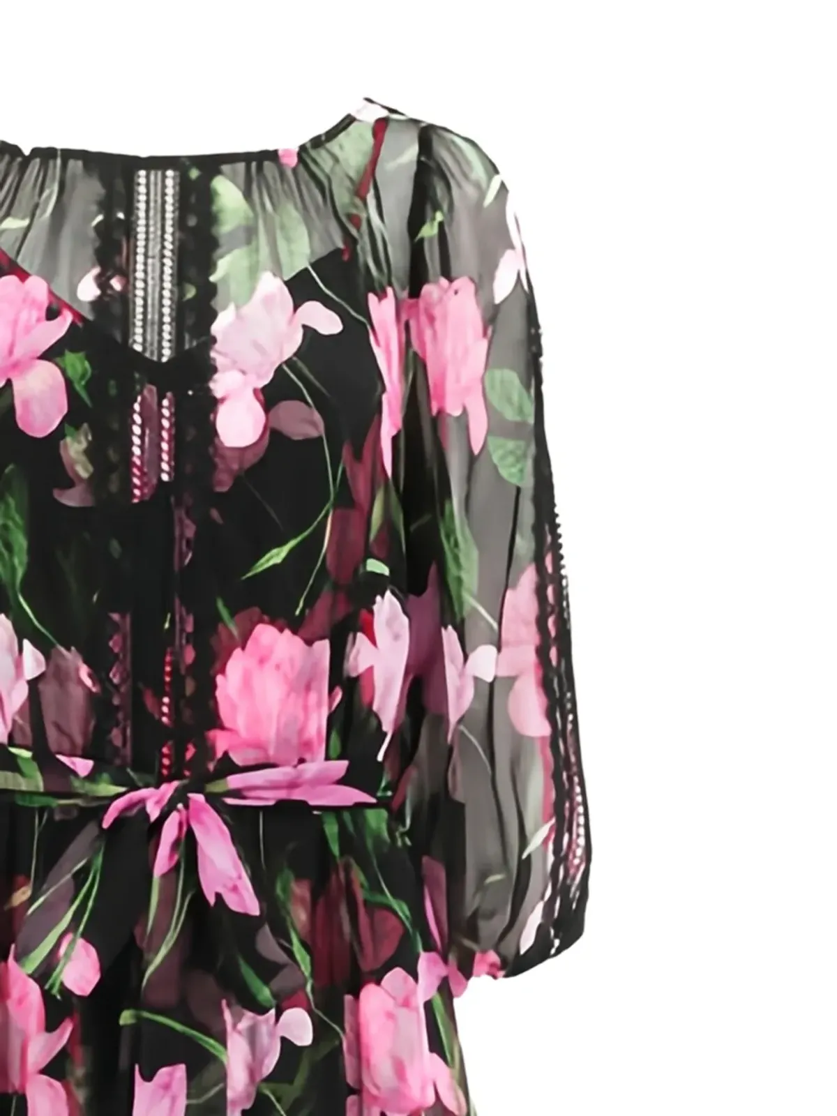 Christy Lynn Nina floral-print midi dress - Black - 画像2