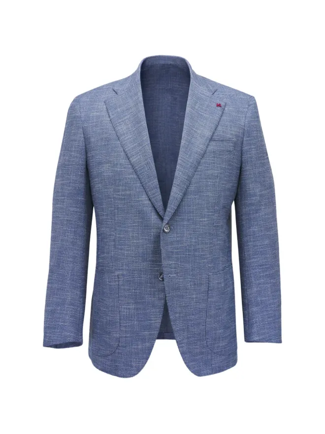 Isaia Isaia テクスチャード パッチポケット ブレザーの商品画像