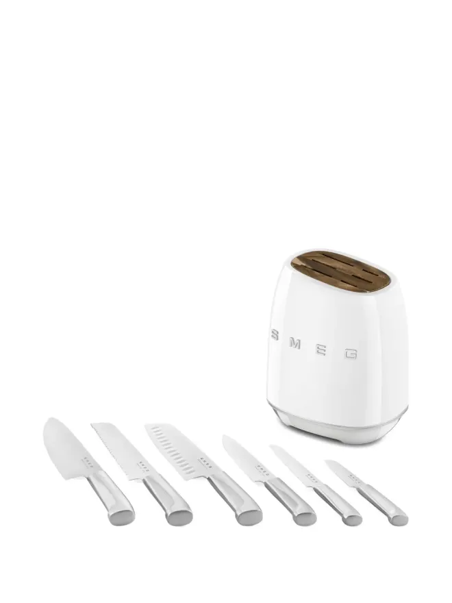 Smeg Smeg ブロックナイフセット - Whiteの商品画像