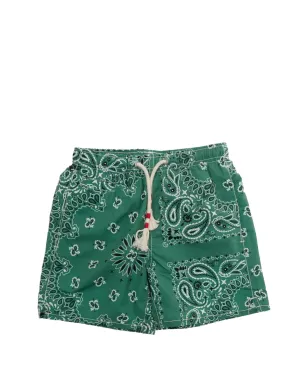 MC2 Saint Barth Kids Caprese Jr スイムショーツ グリーン - サムネイル1