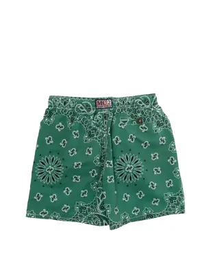 MC2 Saint Barth Kids Caprese Jr スイムショーツ グリーン - サムネイル2