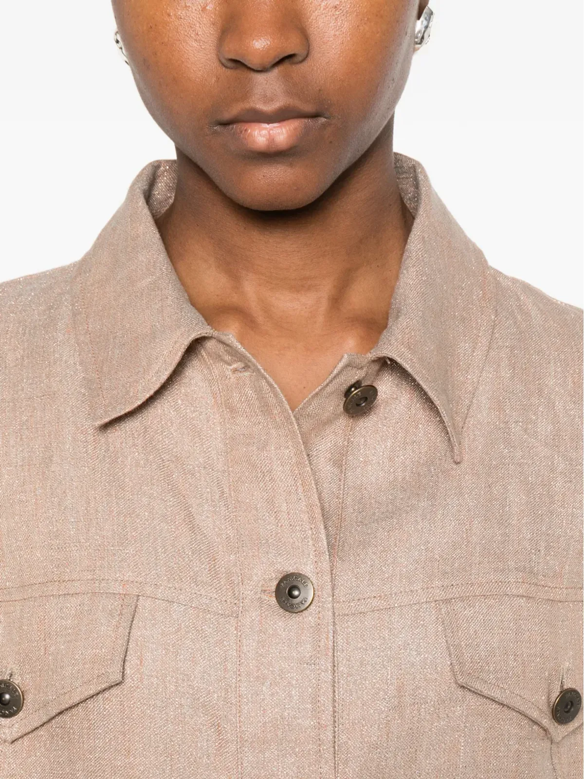 PANICALE pocket button jacket - Neutrals - 画像5