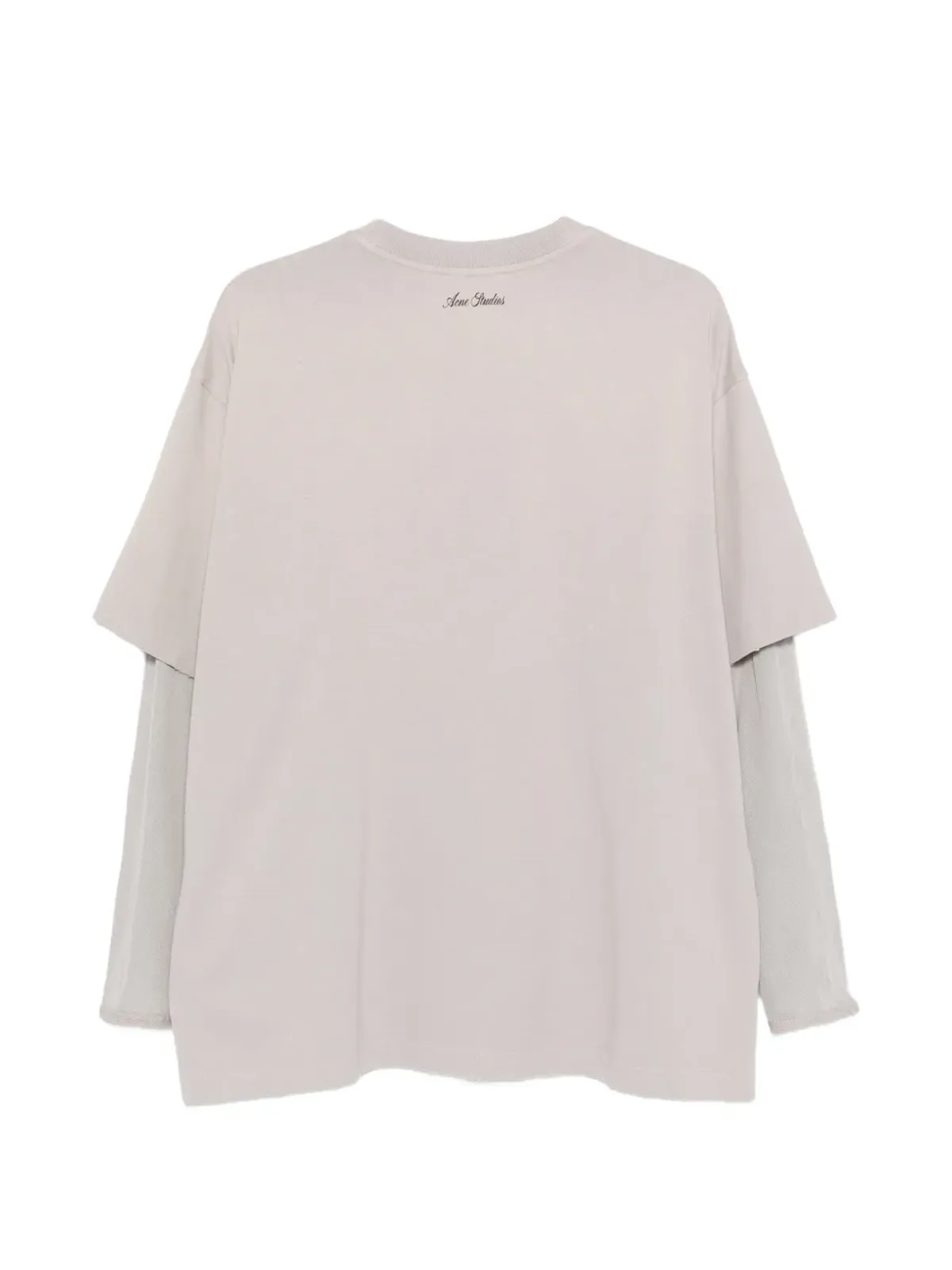 Acne Studios レイヤード グラフィックTシャツ - ネュートラル - 画像2