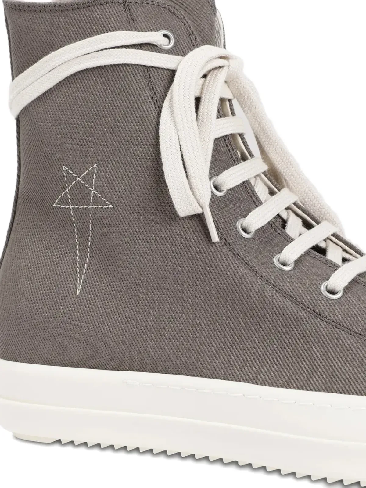 Rick Owens DRKSHDW ペンタグラム刺繍 RAMONES スニーカー - 画像2