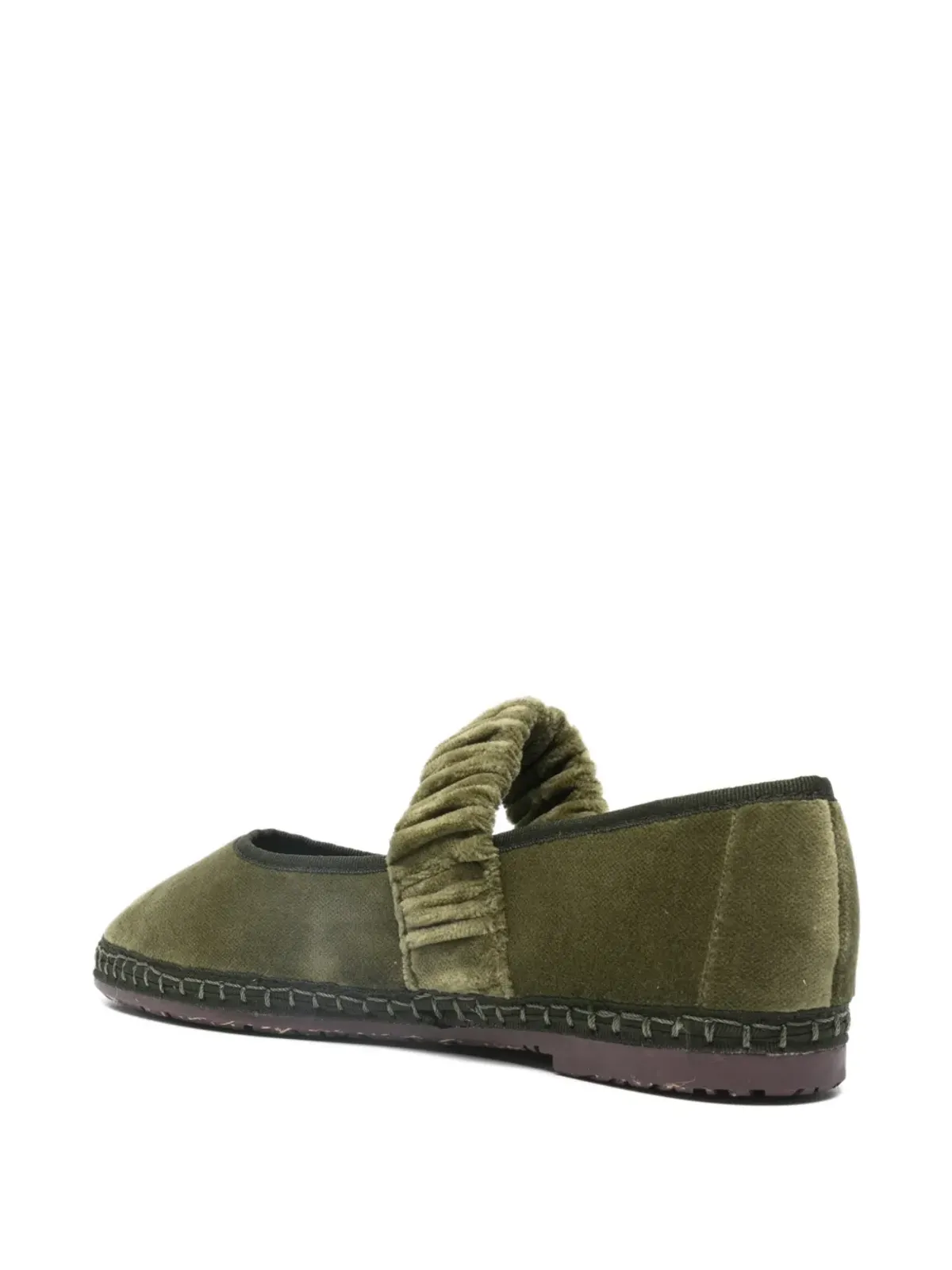 FLABELUS Mafalda ruched-strap ballet flats - 画像3